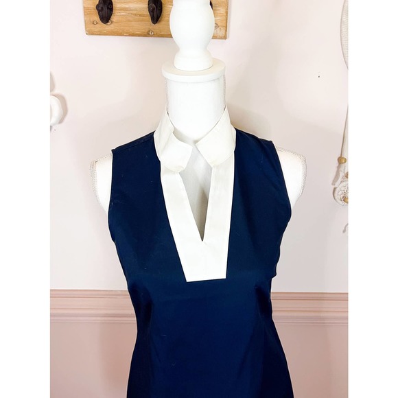 STS SAIL TO SABLE Mini Dress ColorblockTunic Shift NWT Size XS Navy White - Picture 4 of 10